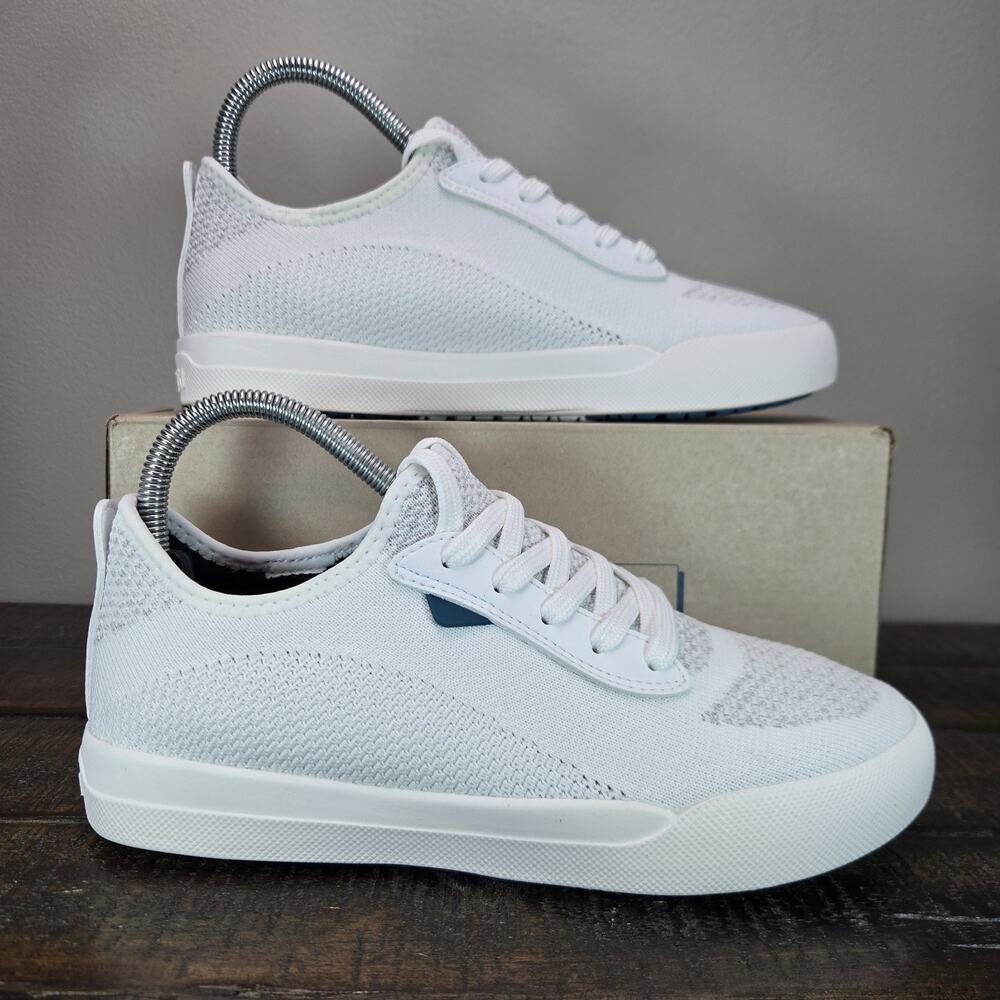 Vessi Weekend 1.5 Sneaker Womens Size 7 Waterproof Shoes Marble White